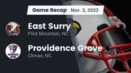 Recap: East Surry  vs. Providence Grove  2023