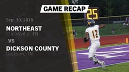 Recap: Northeast  vs. Dickson County  2016