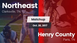 Matchup: Northeast vs. Henry County  2017
