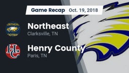 Recap: Northeast  vs. Henry County  2018