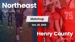 Matchup: Northeast vs. Henry County  2019