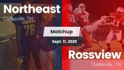 Matchup: Northeast vs. Rossview  2020