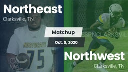 Matchup: Northeast vs. Northwest  2020