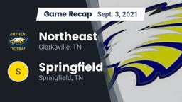Recap: Northeast  vs. Springfield  2021