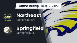 Recap: Northeast  vs. Springfield  2022