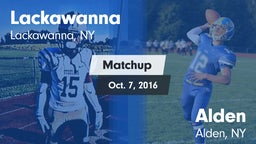 Matchup: Lackawanna High vs. Alden  2016