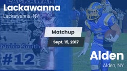 Matchup: Lackawanna High vs. Alden  2017
