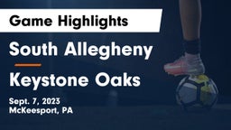 South Allegheny  vs Keystone Oaks  Game Highlights - Sept. 7, 2023