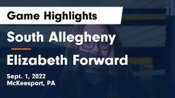 South Allegheny  vs Elizabeth Forward  Game Highlights - Sept. 1, 2022