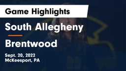 South Allegheny  vs Brentwood  Game Highlights - Sept. 20, 2022