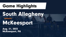 South Allegheny  vs McKeesport  Game Highlights - Aug. 21, 2023