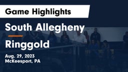 South Allegheny  vs Ringgold  Game Highlights - Aug. 29, 2023