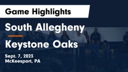 South Allegheny  vs Keystone Oaks  Game Highlights - Sept. 7, 2023