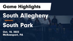 South Allegheny  vs South Park  Game Highlights - Oct. 10, 2023