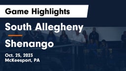 South Allegheny  vs Shenango  Game Highlights - Oct. 25, 2023