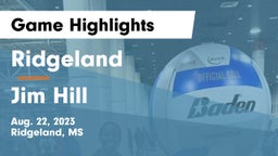 Ridgeland  vs Jim Hill  Game Highlights - Aug. 22, 2023