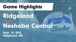 Ridgeland  vs Neshoba Central  Game Highlights - Sept. 19, 2023