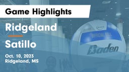 Ridgeland  vs Satillo Game Highlights - Oct. 10, 2023