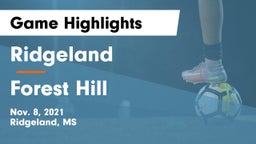 Ridgeland  vs Forest Hill Game Highlights - Nov. 8, 2021