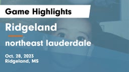 Ridgeland  vs northeast lauderdale  Game Highlights - Oct. 28, 2023