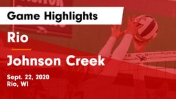 Rio  vs Johnson Creek  Game Highlights - Sept. 22, 2020