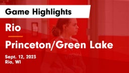 Rio  vs Princeton/Green Lake Game Highlights - Sept. 12, 2023