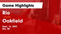 Rio  vs Oakfield Game Highlights - Sept. 16, 2023