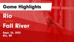 Rio  vs Fall River  Game Highlights - Sept. 26, 2023