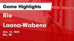 Rio  vs Laona-Wabeno Game Highlights - Oct. 14, 2023
