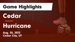 Cedar  vs Hurricane Game Highlights - Aug. 30, 2022