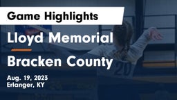 Lloyd Memorial  vs Bracken County  Game Highlights - Aug. 19, 2023