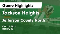Jackson Heights  vs Jefferson County North  Game Highlights - Oct. 23, 2021
