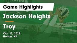 Jackson Heights  vs Troy  Game Highlights - Oct. 12, 2023