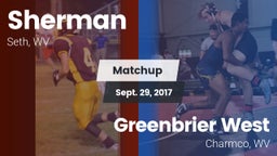 Matchup: Sherman  vs. Greenbrier West  2017