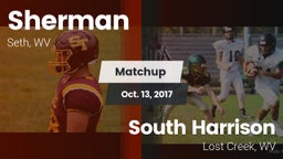 Matchup: Sherman  vs. South Harrison  2017