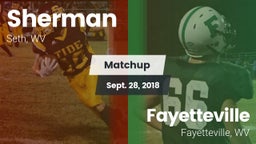 Matchup: Sherman  vs. Fayetteville  2018