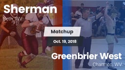 Matchup: Sherman  vs. Greenbrier West  2018