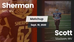Matchup: Sherman  vs. Scott  2020