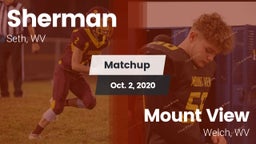 Matchup: Sherman  vs. Mount View  2020