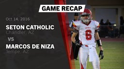 Recap: Seton Catholic  vs. Marcos de Niza  2016