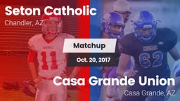 Matchup: Seton Catholic High vs. Casa Grande Union  2017