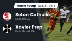 Recap: Seton Catholic  vs. Xavier Prep  2018