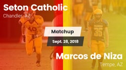 Matchup: Seton Catholic High vs. Marcos de Niza  2018