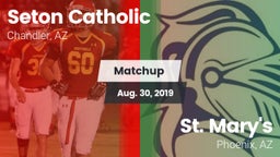 Matchup: Seton Catholic High vs. St. Mary's  2019