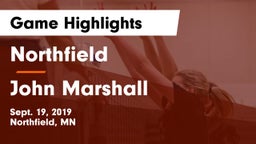 Northfield  vs John Marshall  Game Highlights - Sept. 19, 2019