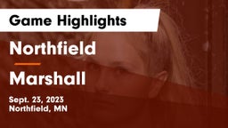 Northfield  vs Marshall  Game Highlights - Sept. 23, 2023