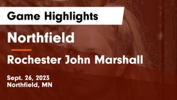 Northfield  vs Rochester John Marshall  Game Highlights - Sept. 26, 2023
