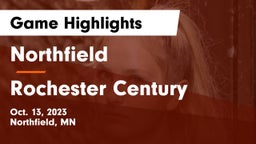 Northfield  vs Rochester Century  Game Highlights - Oct. 13, 2023