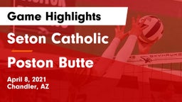 Seton Catholic  vs Poston Butte  Game Highlights - April 8, 2021