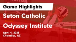 Seton Catholic  vs Odyssey Institute Game Highlights - April 4, 2023